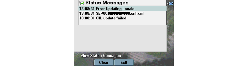  Status Messages 