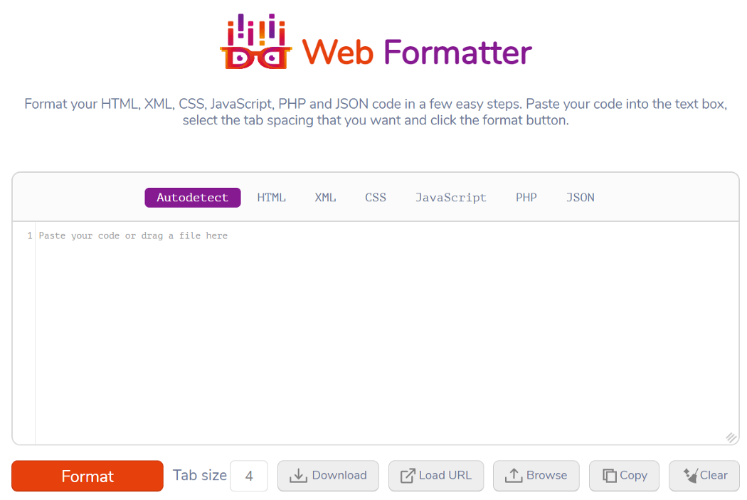 Web Formatter