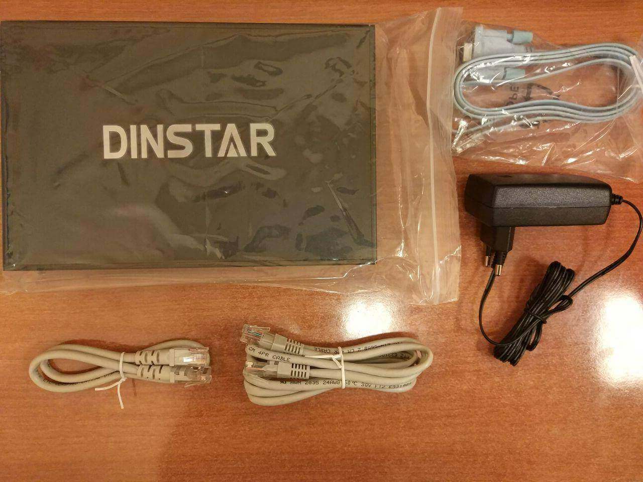 Комплект поставки Dinstar MTG200