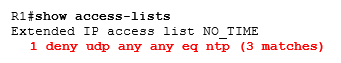 show access-lists