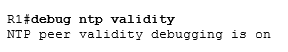 debug ntp validity