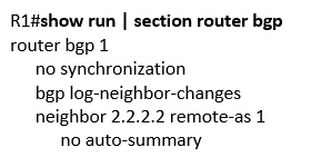 show run | section router bgp