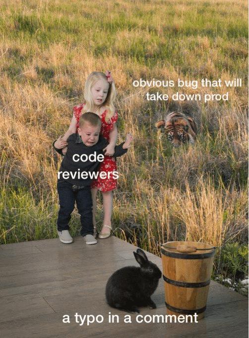 r/ProgrammerHumor - code reviewers obvious bug that will take down prod a typo in a comment r/ProgrammerHumor - code reviewers obvious bug that will take down prod a typo in a comment